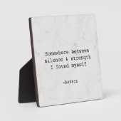 Photo Create Your Own Quote Plaque (Recto)