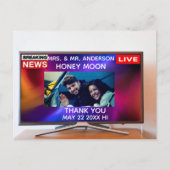 Photo créative merci carte postale (Devant)