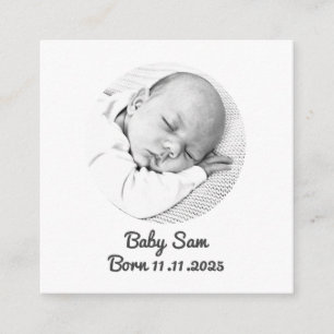PHOTO créer votre propre faire-part de naissance