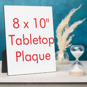 Photo Créez Votre Propre Plaque de Table 8 x 10"