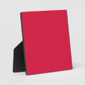 Photo Crimson Red Tabletop Plaque – Customizable (Recto)