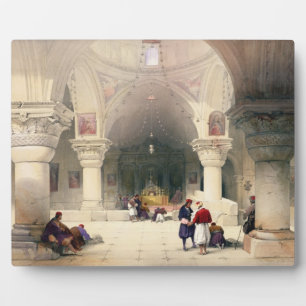 Photo Crypte du Saint Sépulcre, Jérusalem, plaque 20 f