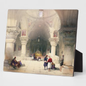 Photo Crypte du Saint Sépulcre, Jérusalem, plaque 20 f (Côté)