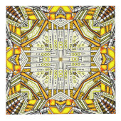 Photo Cube d'art de l'imagination du néon (Devant)