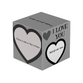Photo Cube I Love you (Angle arrière)