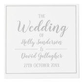 Photo Cube simple gris et blanc (Devant)