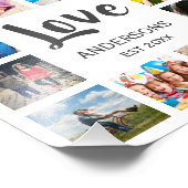 Photo Custom Family Collage Personnalité de White (Coin)