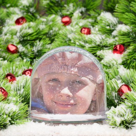 PHOTO CUSTOM SNOW GLOBE (Noël)