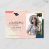 Photo Cute 2025 Graduation Party Mini Invitation (Dos)