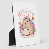 Photo Cute Capybara Vibes Tabletop Plaque (Côté)
