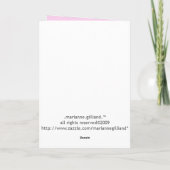 Photo Cutout Heart Valentine's Day Card Modèle (Dos)