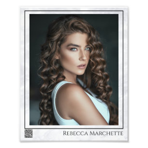 Photo d'acteur au format marble Tirage photo ave