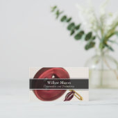 Photo d'aiguille et bouton - Couture - Carte de vi (Debout devant)