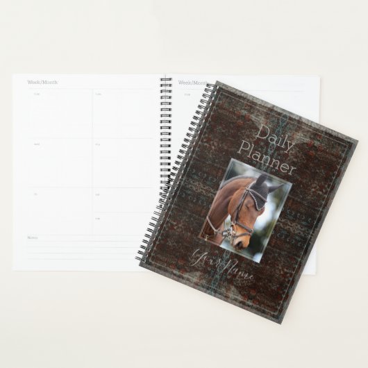 Photo Daily Planner avec apparence rustique - HAMb (Devant avec enveloppe)