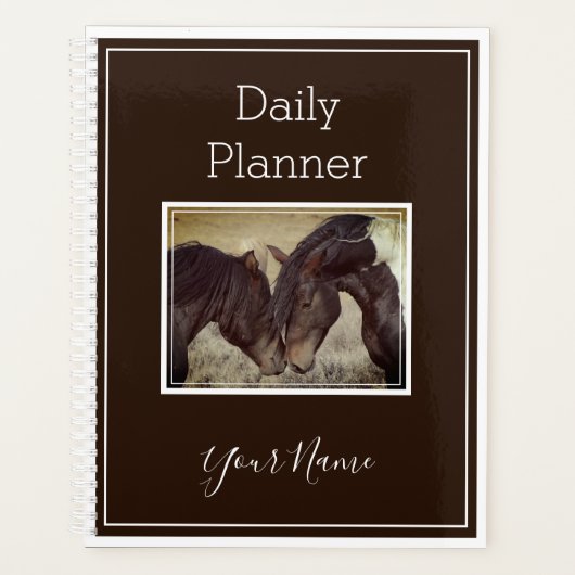 Photo Daily Planner avec chevaux - HAMbWG (Devant)