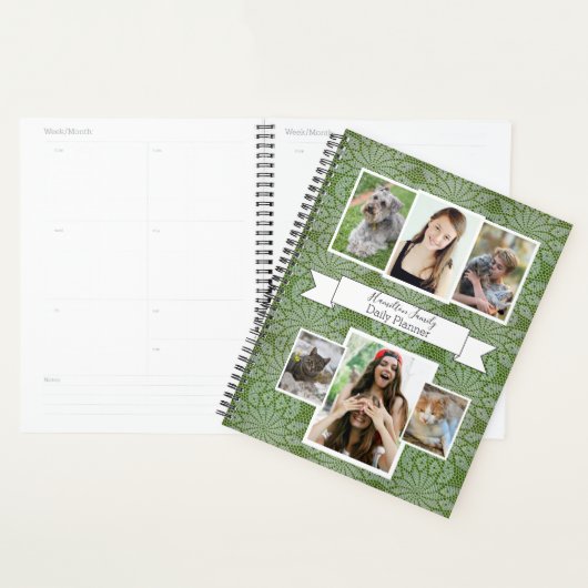 Photo Daily Planner avec Crochet Design - HAMbWG (Devant avec enveloppe)
