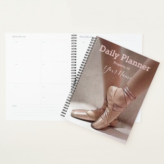 Photo Daily Planner Ballet Couple - HAMbWG (Devant avec enveloppe)