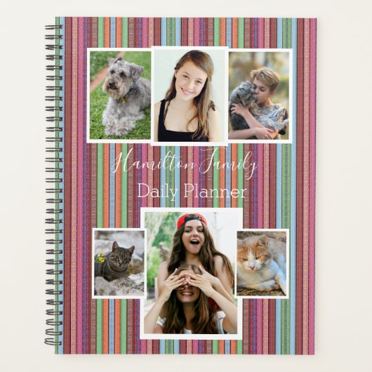 Photo Daily Planner - Bande colorée HAMbWG (Devant)
