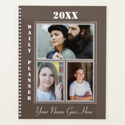 Photo Daily Planner en N'IMPORTE QUELLE couleur !  (Devant)