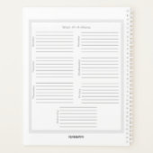 Photo Daily Planner - Étudiant à l'école - HAMbyWG (Dos)