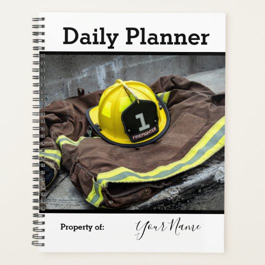 Photo Daily Planner Firefighter - HAMbWG (Devant)