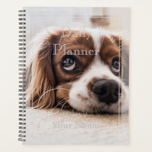 Photo Daily Planner montrant un chiot - HAMbWG (Devant)