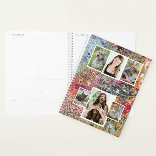 Photo Daily Planner - Peach HAMbWG (Devant avec enveloppe)
