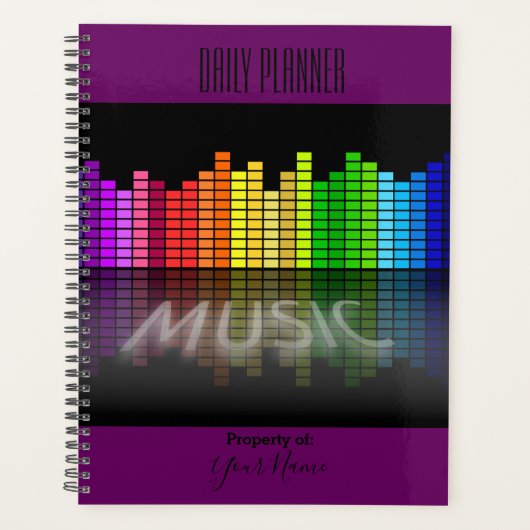 Photo Daily Planner Sound Bars Thème de musique HA (Devant)