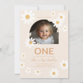 Photo Daisy Premier Invitation (Devant)