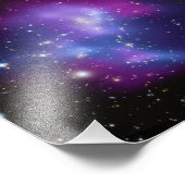 Photo d'amas de galaxies pourpre (Coin)