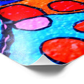 photo d'amour hippie colorée (Coin)