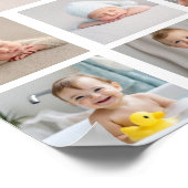 Photo d'anniversaire moderne Poster de l'étape (Coin)