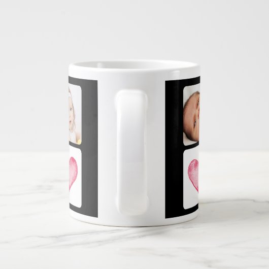 Photo d'anniversaire Mug (Dos)