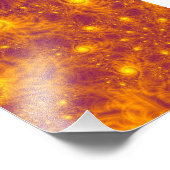 Photo d'art Abstrait Firestorm (Coin)