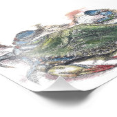 Photo d'art crabe bleu (Coin)