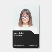 Photo de badge d'identification 3x5 | Carte d'empl (Avant)