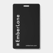 Photo de badge d'identification 3x5 | Carte d'empl (Arrière)