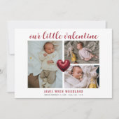 Photo de bébé Collage Faire-part de naissance de S (Devant)