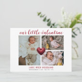 Photo de bébé Collage Faire-part de naissance de S (Debout devant)