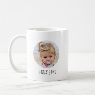 Photo de bébé Mug pour papa personnalisé