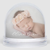 Photo de bébé personnalisée et statistiques de nai (Avant)