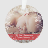 Photo de bébé pour le premier flocon de neige de N (devant)