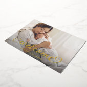 Photo de bienvenue | Bébé Faire-part de naissance  (Rotation)