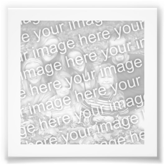 Photo de cadre blanc (Devant)