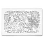 Photo de cadre blanc 6x4 (Devant)