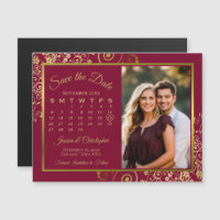 Photo de calendrier Bourgogne & Or Magnet de sauve