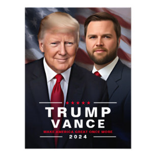 Photo de campagne collective de Trump Vance 2024