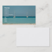 Photo de carte de la Floride d'île de Sanibel (Devant / Derrière)