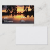 Photo de carte de profil de carte de visite de (Devant / Derrière)