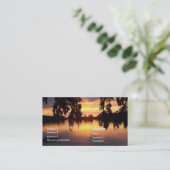 Photo de carte de profil de carte de visite de (Debout devant)